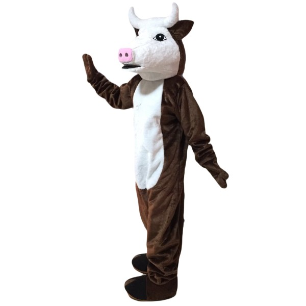 Cute Henry Hereford Cow Mascot Costume