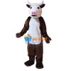 Cute Henry Hereford Cow Mascot Costume