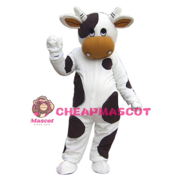 Cow Mascot Costume Halloween Cosplay Party Dress