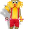 Yellow Face Cat Adult Mascot Costume