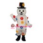 Flower Snowman Mascot Adult Costume