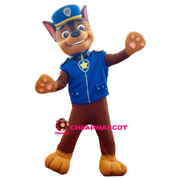 Deluxe Paw Patrol Chase Mascot Costume
