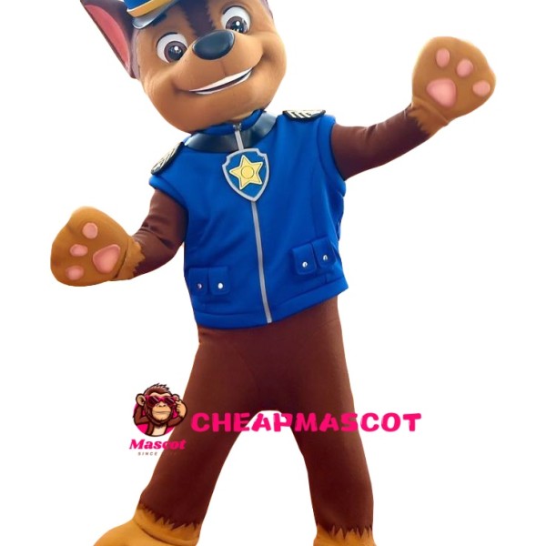 Deluxe Paw Patrol Chase Mascot Costume
