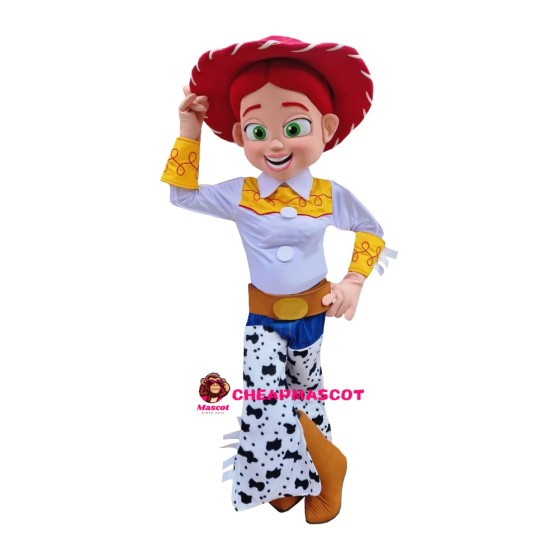 Friendly Jessie Cowgirl Mascot Costume