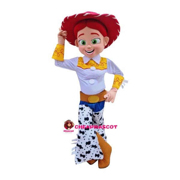 Friendly Jessie Cowgirl Mascot Costume
