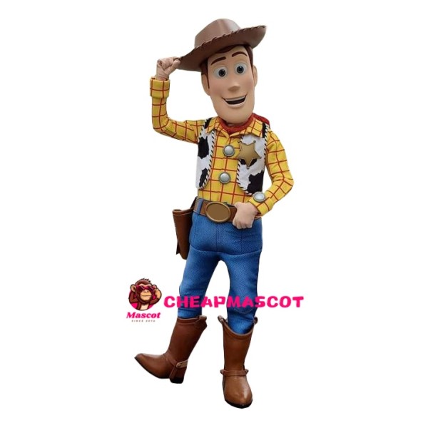 Cowboy Woody Mascot Costume