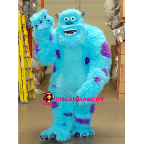 Realistic Lightweight Sulley Mascot Costume