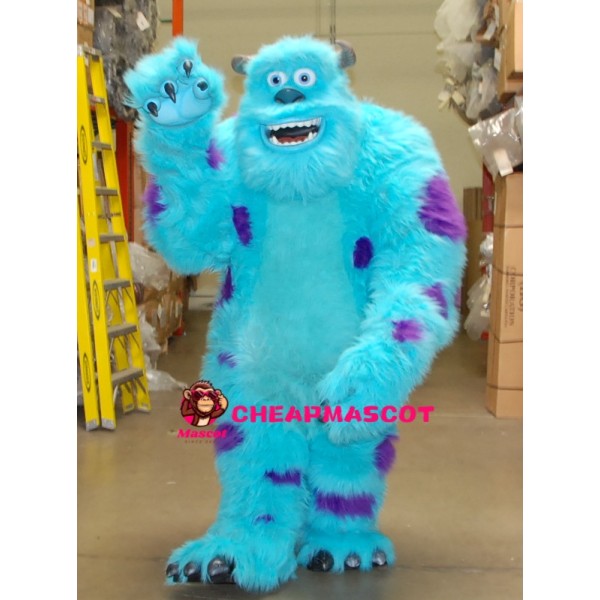 Realistic Lightweight Sulley Mascot Costume