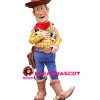 Realistic Cowboy Woody Mascot Costume