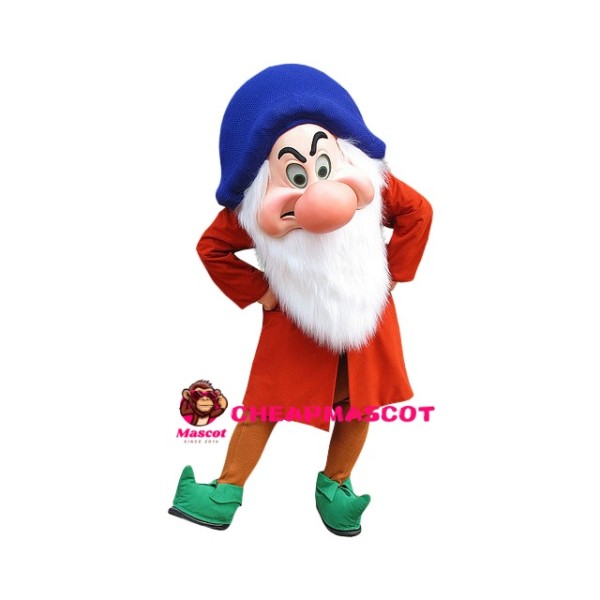 Grumpy The Seven Dwarfs Mascot Costume
