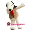 Realistic Snoopy Dog Mascot Costume