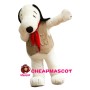 Realistic Snoopy Dog Mascot Costume