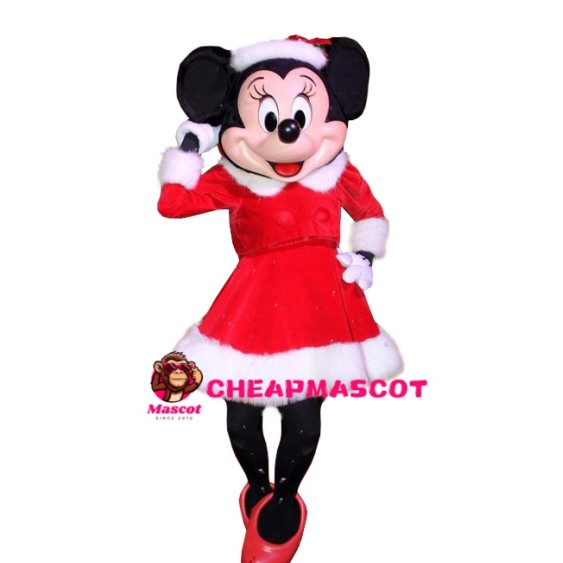 Christmas Minnie Mascot Costume