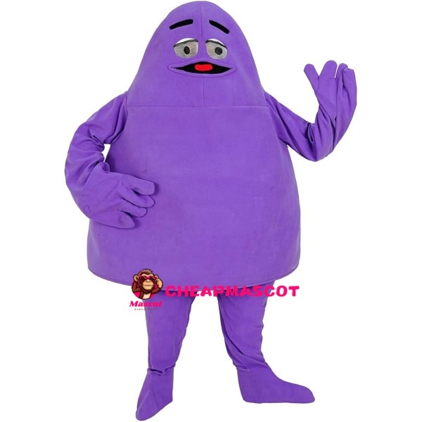 Grimace Mascot Costume