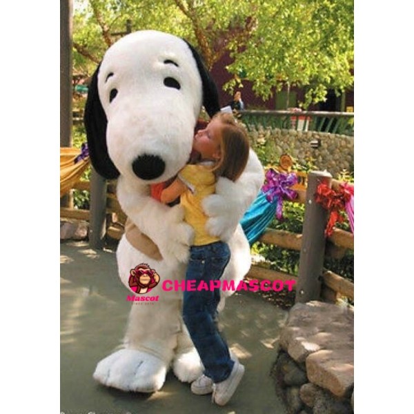 Realistic Snoopy Mascot Costume