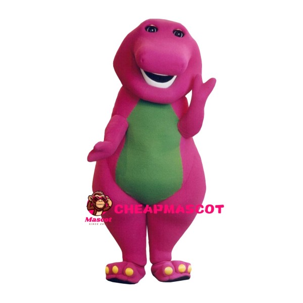 Barney The Dinosaur Mascot Costume