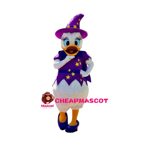 Halloween Daisy Duck Mascot Costume