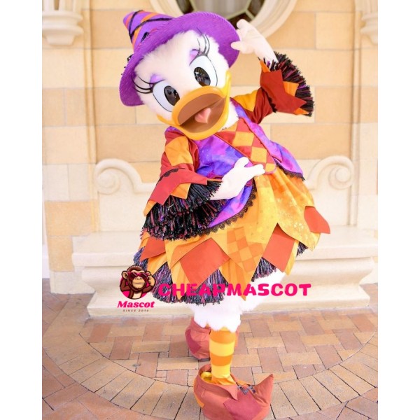 Halloween Lightweight Daisy Duck Mascot Costume