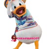 Realistic Halloween Donald Duck Mascot Costume