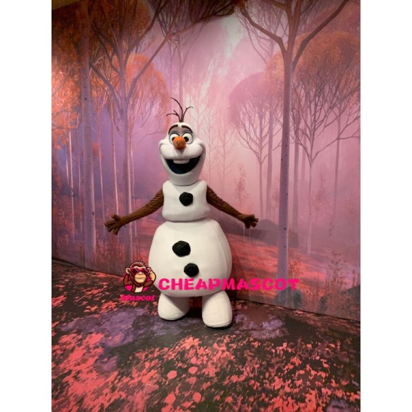 Deluxe Lightweight Olaf Mascot Costume For Adult