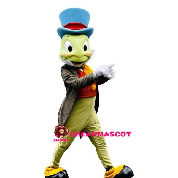 Deluxe Jiminy Cricket Mascot Costume