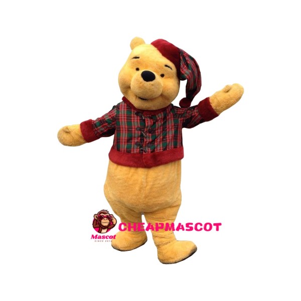 Christmas Winnie the Pooh Mascot Costume