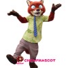 Nick Wilde Fox Mascot Costume