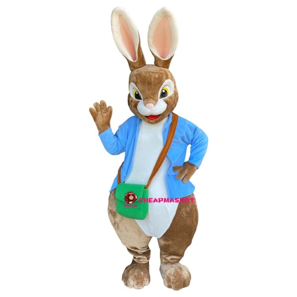 Happy Peter Rabbit Mascot Costume