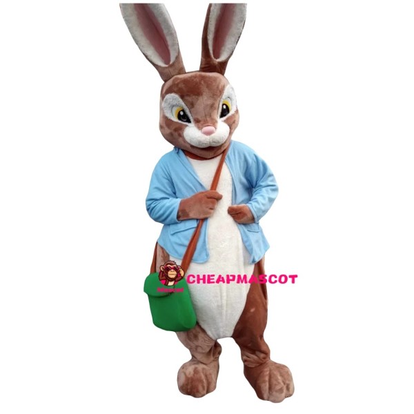 Realistic Peter Rabbit Mascot Costume