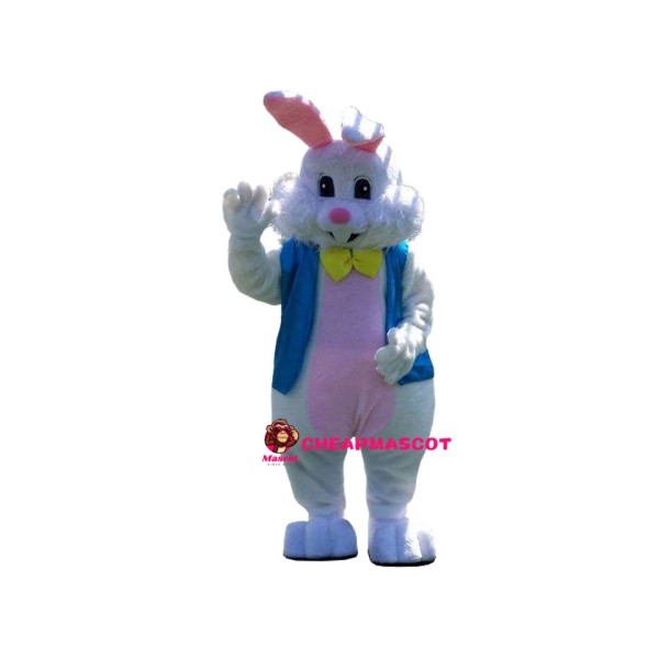 Deluxe Lightweight White Bunny Mascot Costume