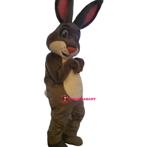 Deluxe Brown Bunny Mascot Costume