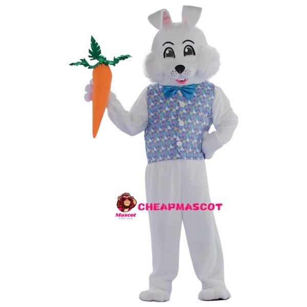 Lovely Lightweight White Bunny Mascot Costume