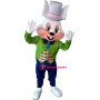 Easter Bunny Mascot Costume With Hat