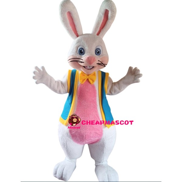Cute White Rabbit Mascot Costume