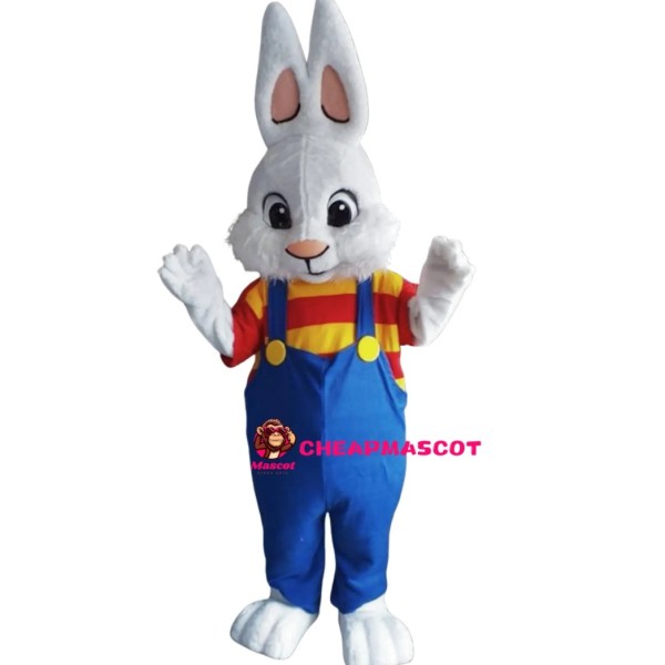 Plush Easter Bunny Mascot Costume