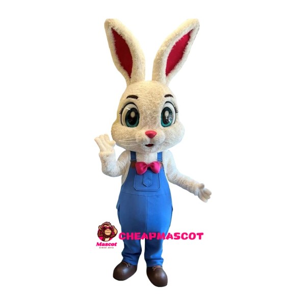 Big Eay White Rabbit Mascot Costume