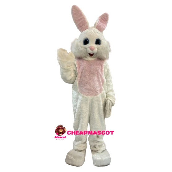 Affordable White Easter Bunny Rabbit Mascot Costume