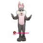 Lovely Grey Easter Bunny Rabbit Mascot Costume