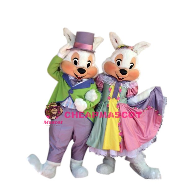 Mr. Or Mrs. Easter Bunny Mascot Costume (US IN STOCK)