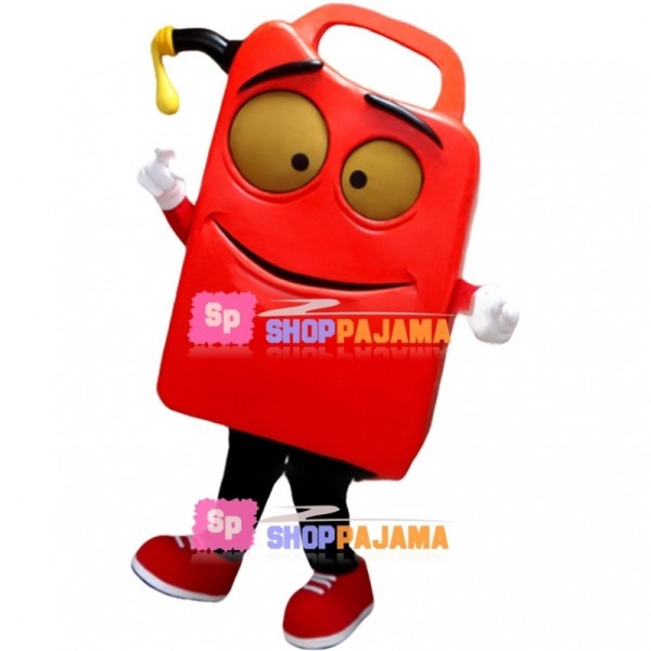 Huge Cartoon Red Gas Can Lightweight Mascot Costume