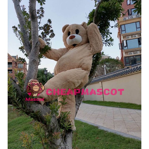 Likable Plush Teddy Bear Mascot Lightweight Costume