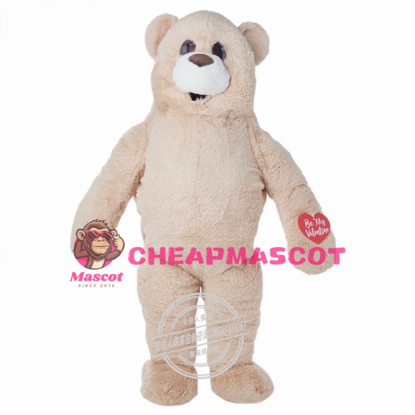 Likable Plush Teddy Bear Mascot Lightweight Costume