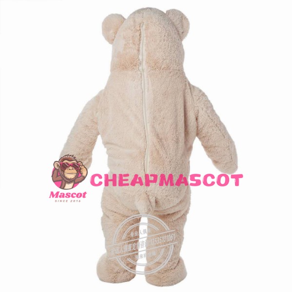 Likable Plush Teddy Bear Mascot Lightweight Costume