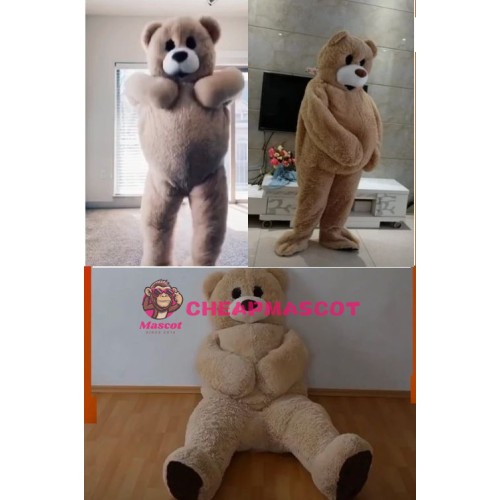 Likable Plush Teddy Bear Mascot Lightweight Costume