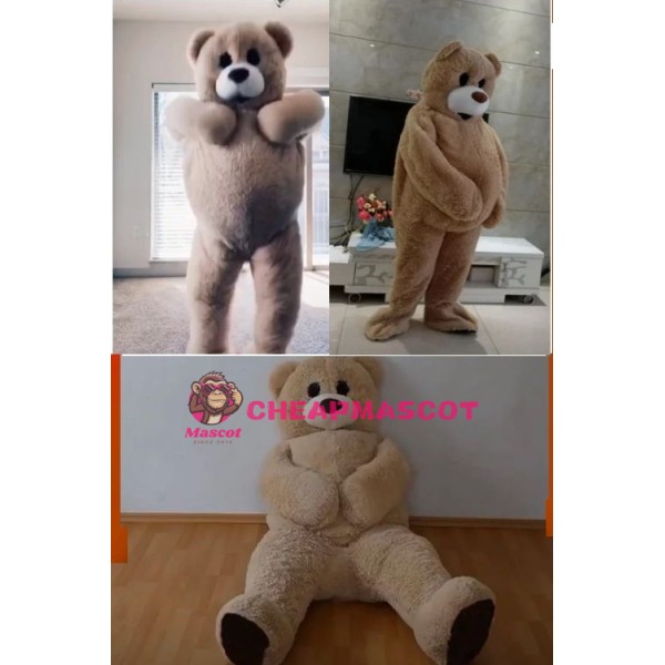 Likable Plush Teddy Bear Mascot Lightweight Costume