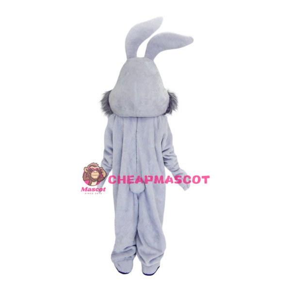 Gray Rabbit Mascot Costume