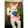 Happy White Rabbit Mascot Costume