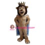 Happy Crown Lion Mascot Costume