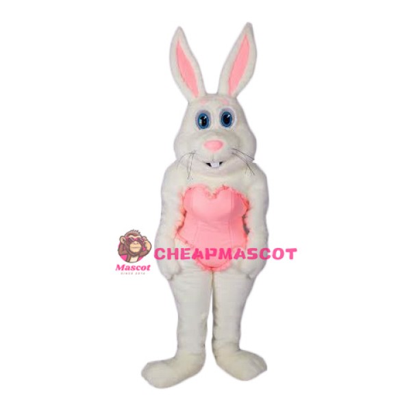 Lovely White Rabbit Mascot Costume
