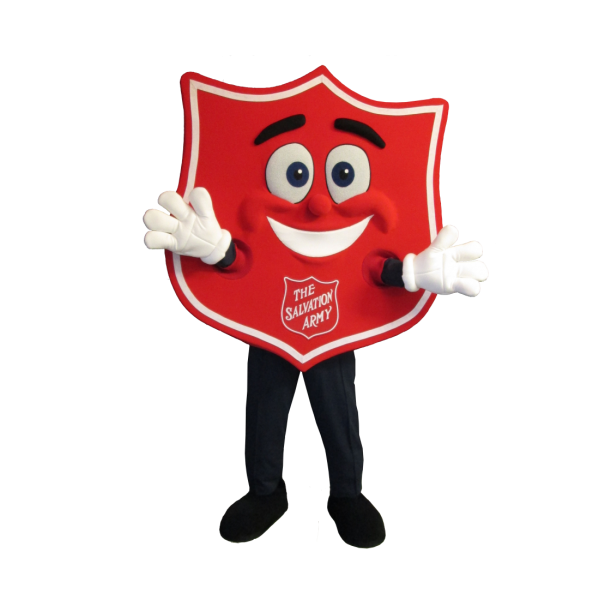 Salvation Army Shield Mascot Costume